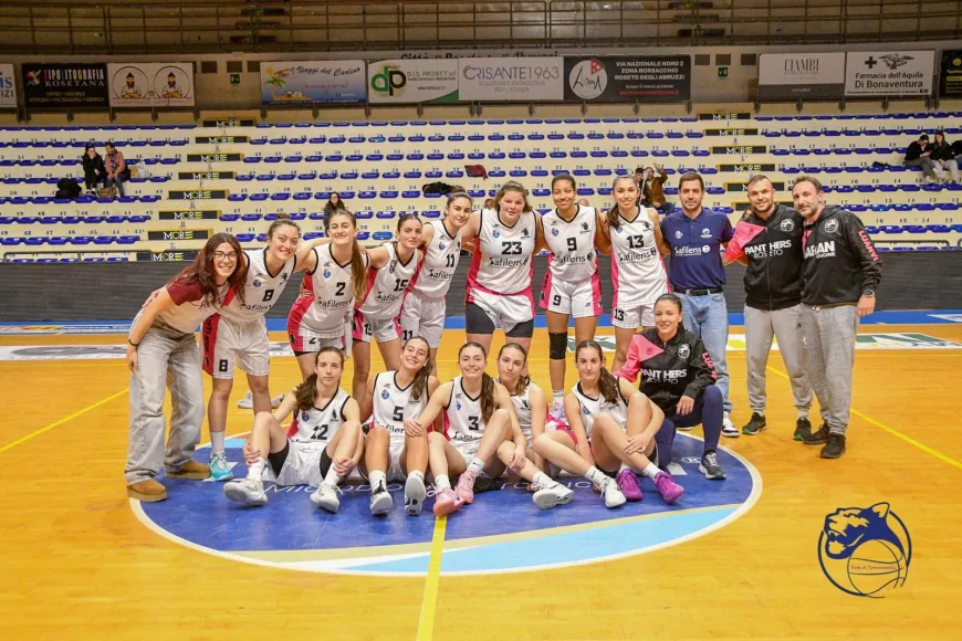Anche le giovanissime Panthers Roseto di Serie B hanno centrato il prestigioso obiettivo dei playoff promozione