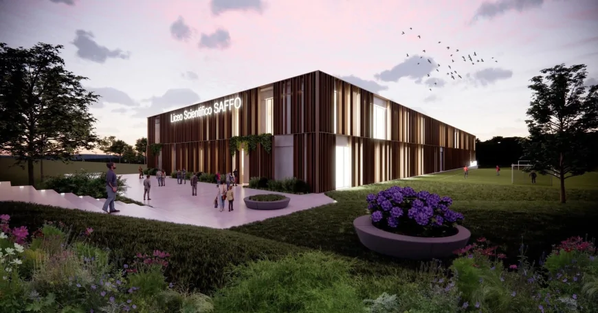 Campus integrato a Roseto: il liceo Saffo vince il THE PLAN Award 2025