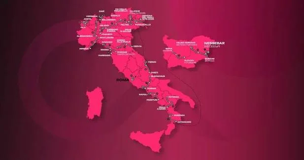 Roseto si tinge di rosa: l’abbraccio della città al Giro d’Italia